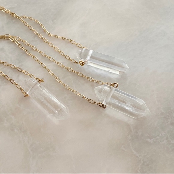 Double Terminated Crystal Pendant - Picture 6 of 8